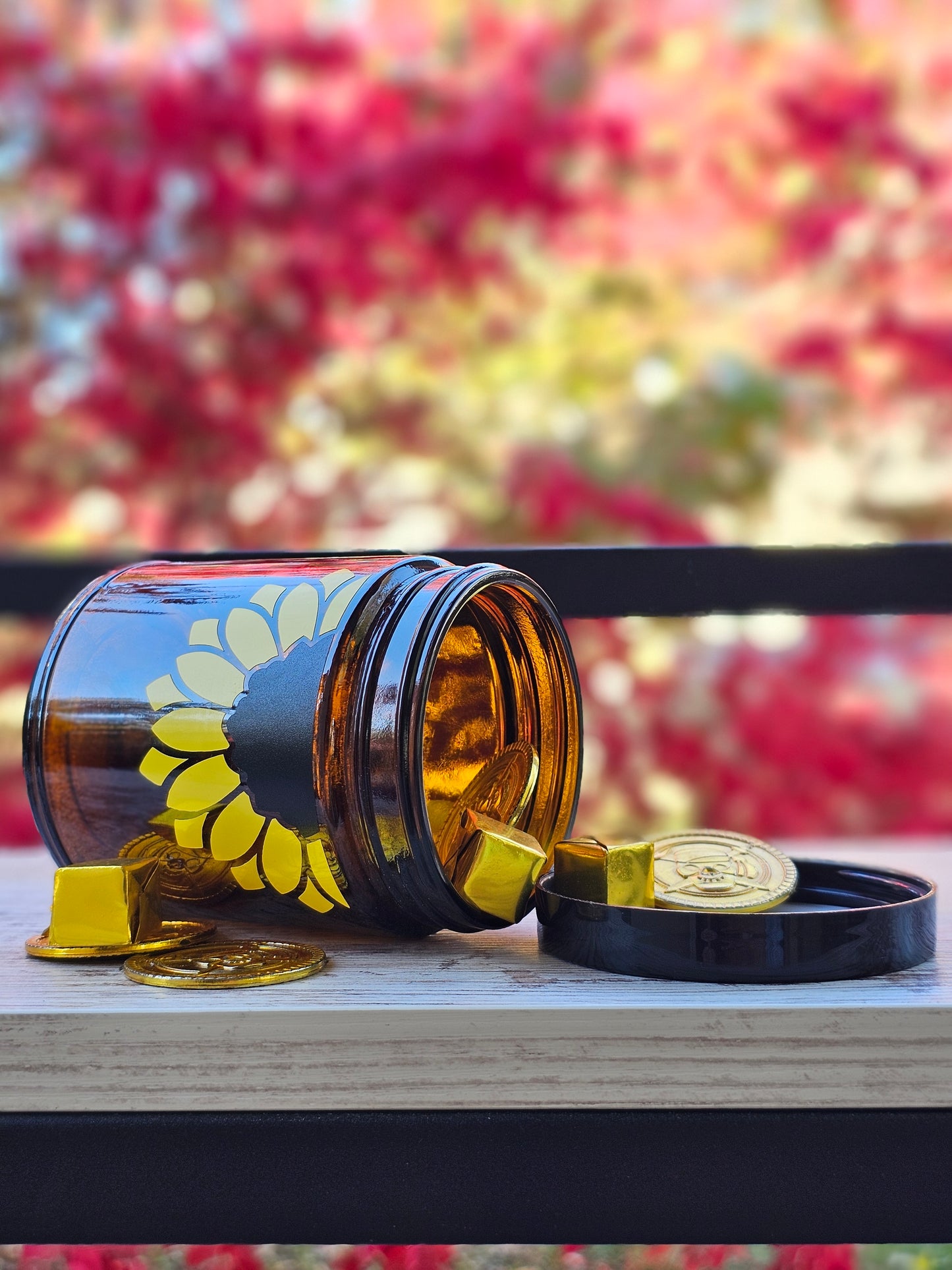 Sunflower "Junk" Jar